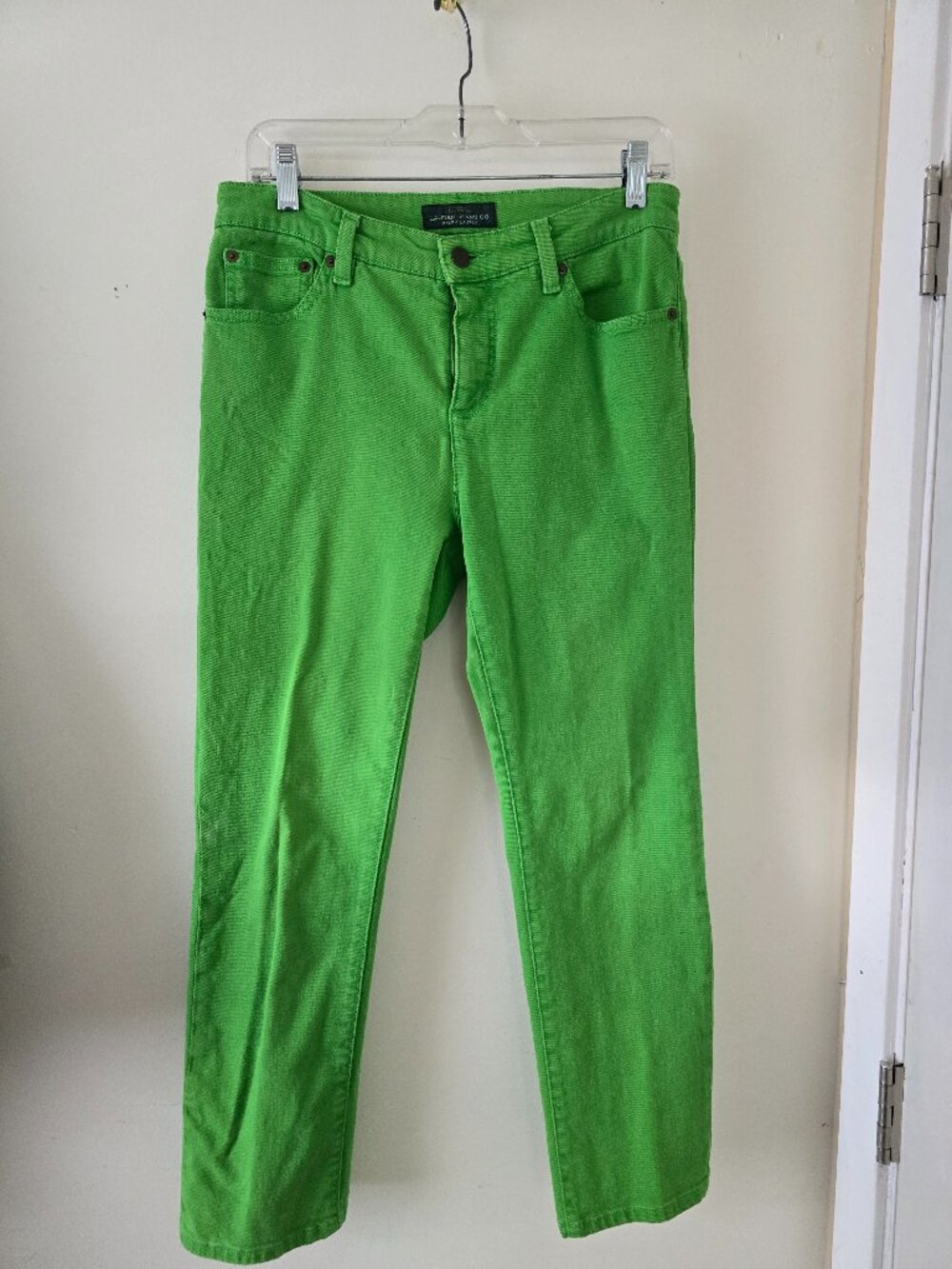Funky!! Ralph Lauren Green Pant Jeans Size 8